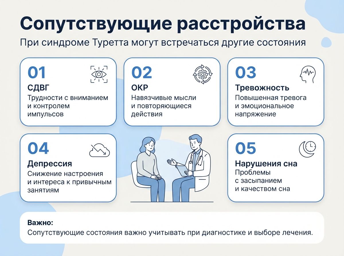 Лечение синдрома Туретта в Елабуге инфографика